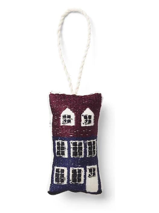 Copenhagen Embroidered Ornament - Nyhavn