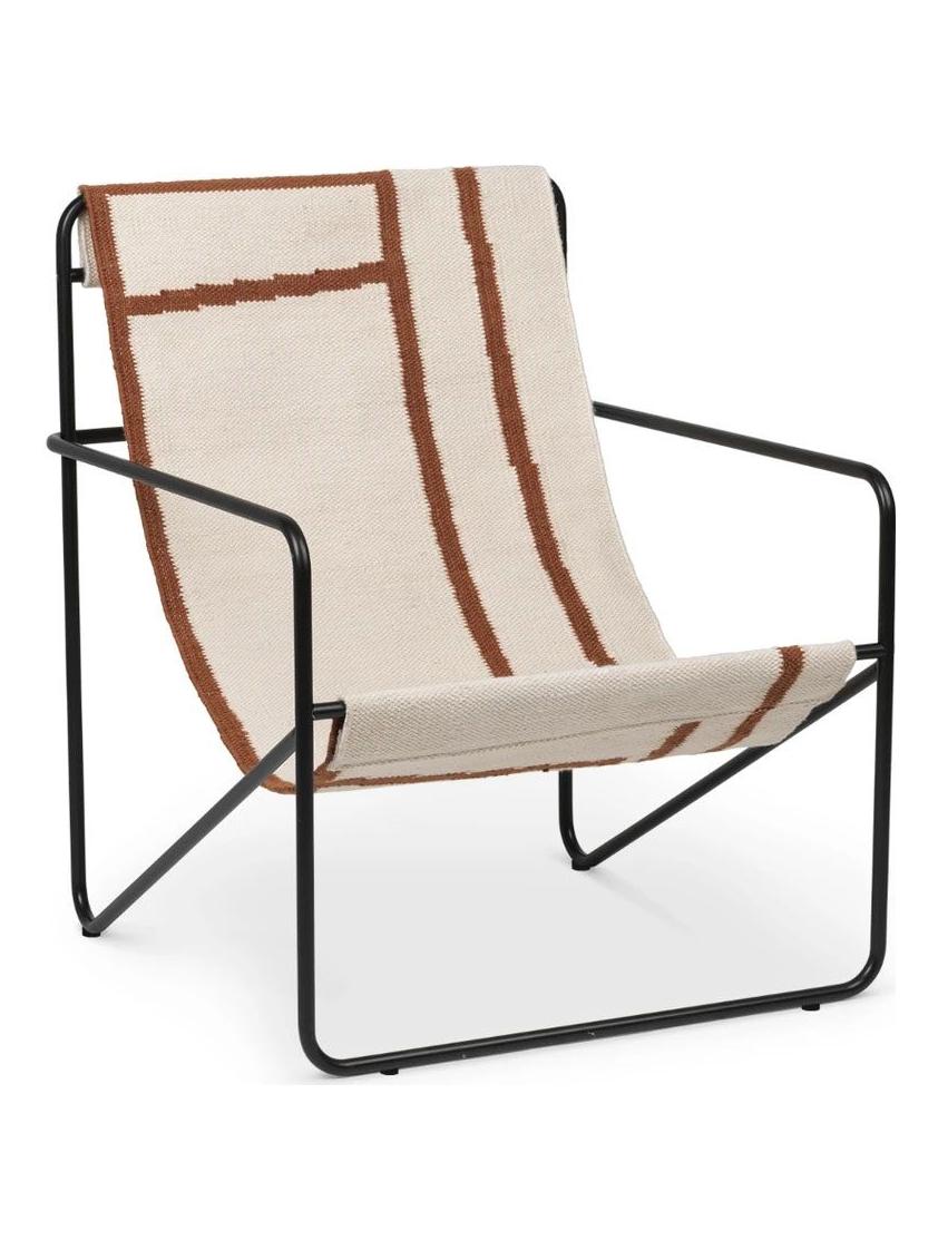 Desert Lounge Chair Black Frame