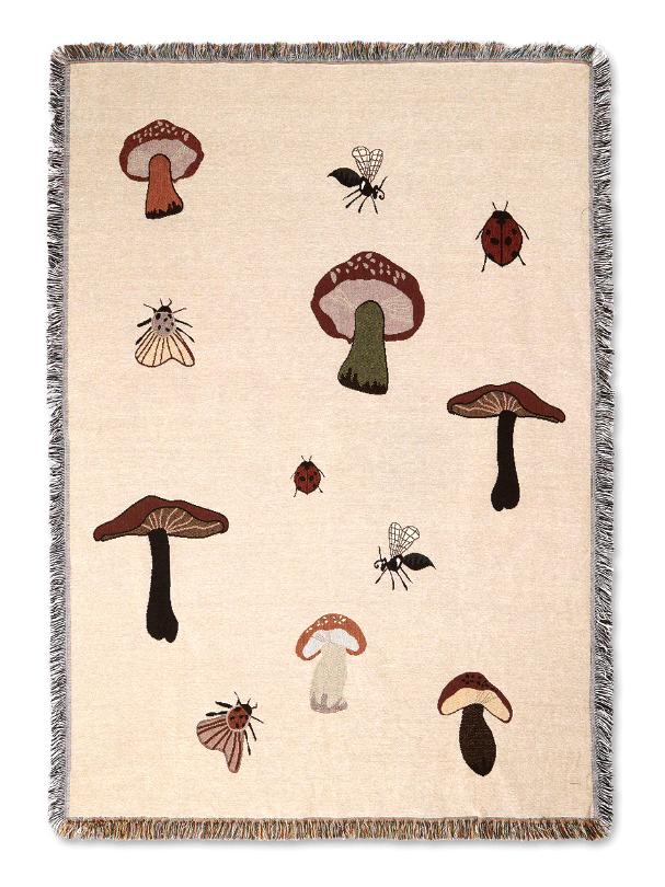 Forest Tapestry Blanket - Sand