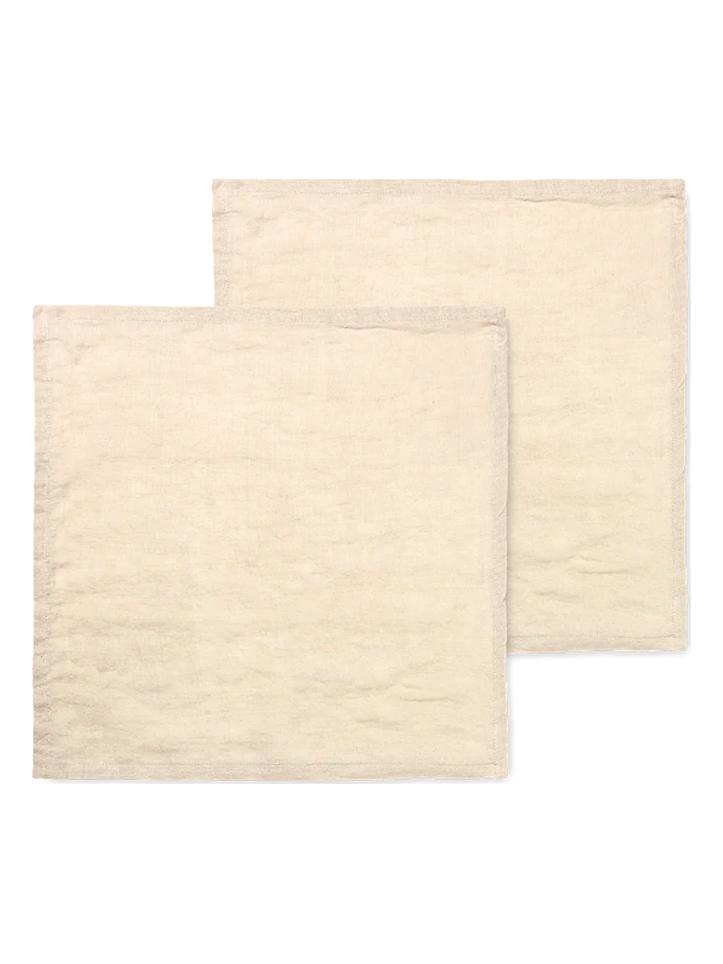 Linen Napkins Set of 2 - Natural