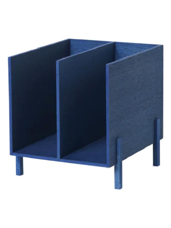 Paper Organizer - Blue Stained Ash