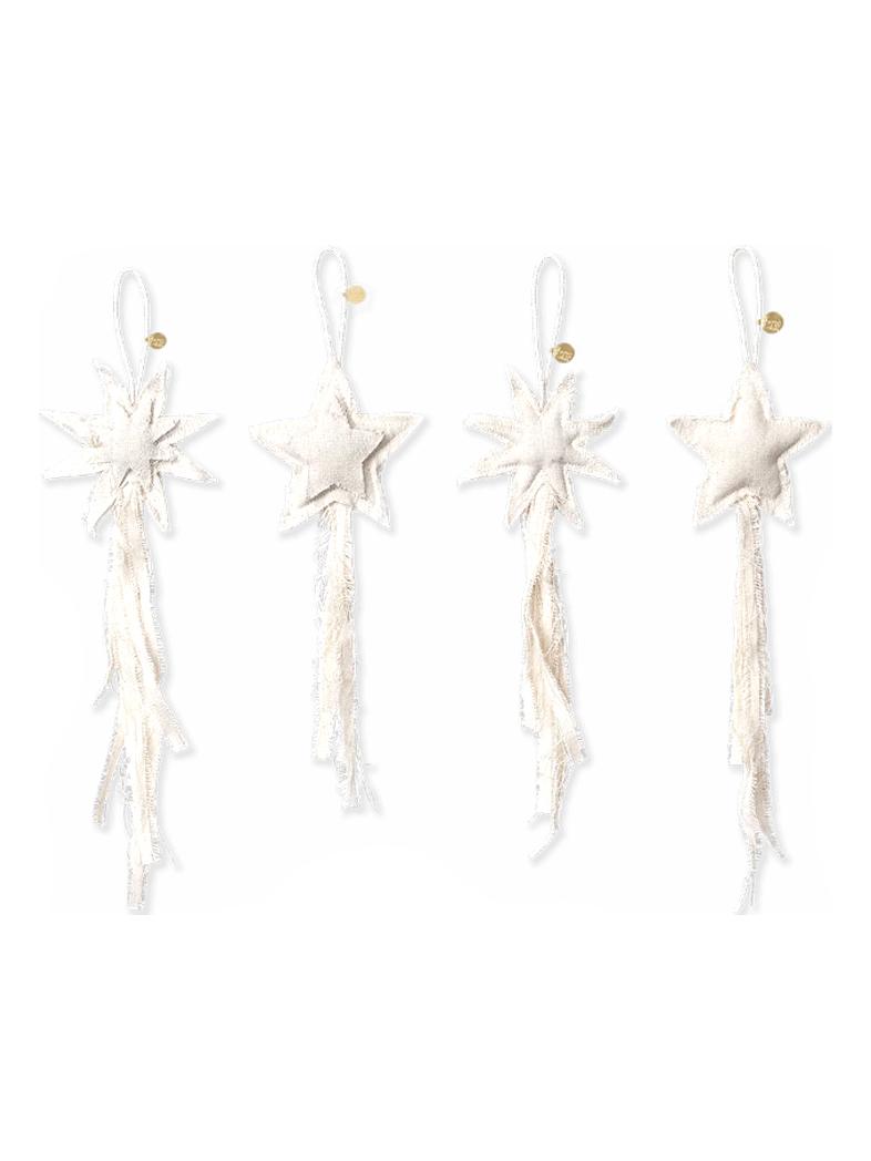 Vela Star Ornaments - Set of 4 