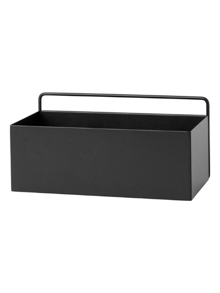Wall Box Rectangular Black