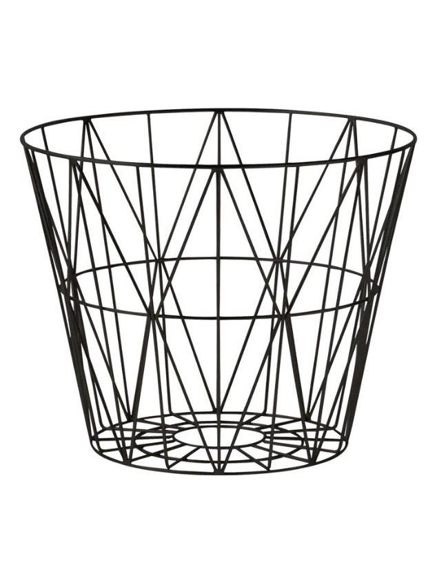 Wire Basket Medium - Black