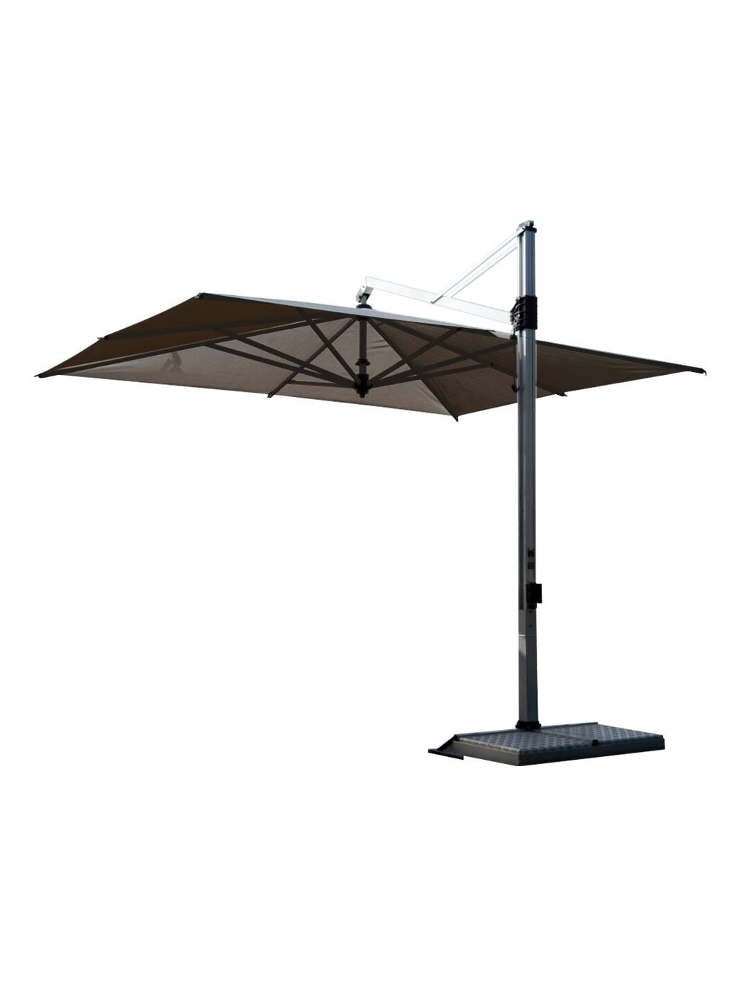 Rodi Umbrella 300x300 Black - Base Graphite