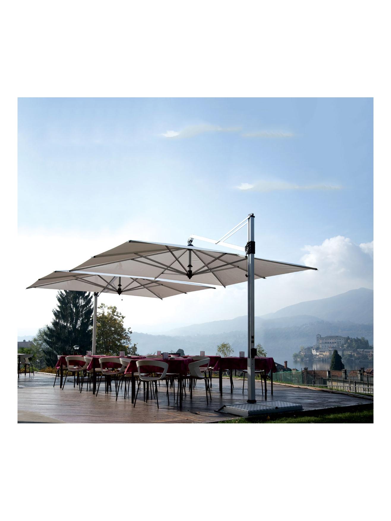 Rodi Umbrella 300x300 S00 Natural - Base White