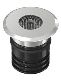 Flos A-Rise 49 Recessed uplight matte Stainless Steel