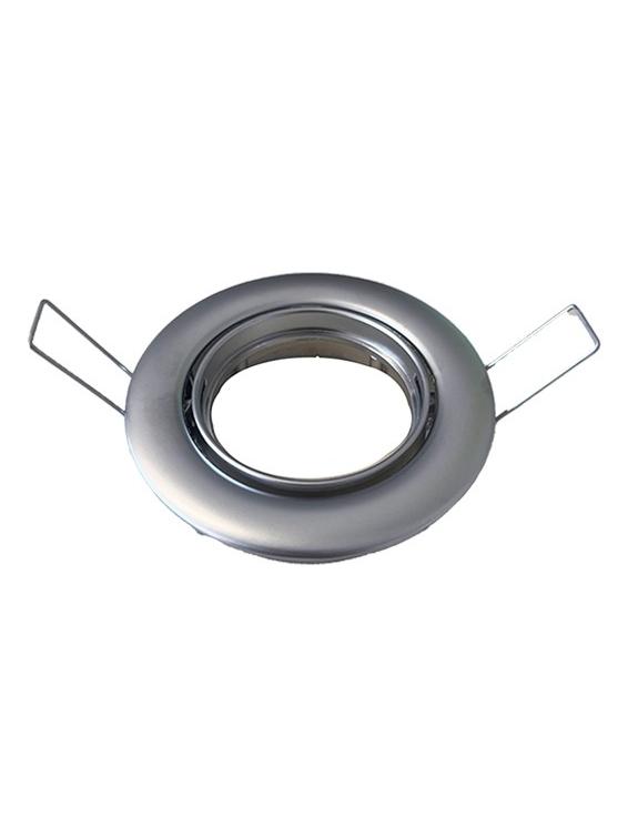 Flos Basic Downlight Adjustable Recessed Spotlight GU10 GU5.3 Satin Chrome