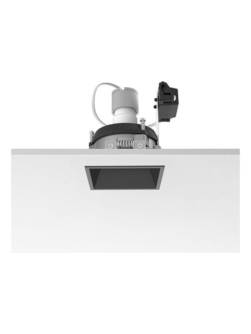 Flos Easy Kap 80 Adjustable Square GU10 for LED Recessed Downlight