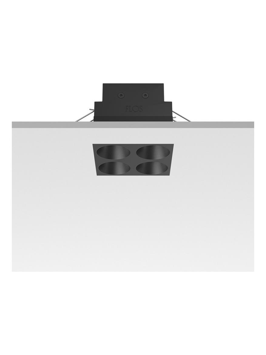 Flos Light Shadow Fixed No Trim 4 Square LED 10W 22° DALI Recessed