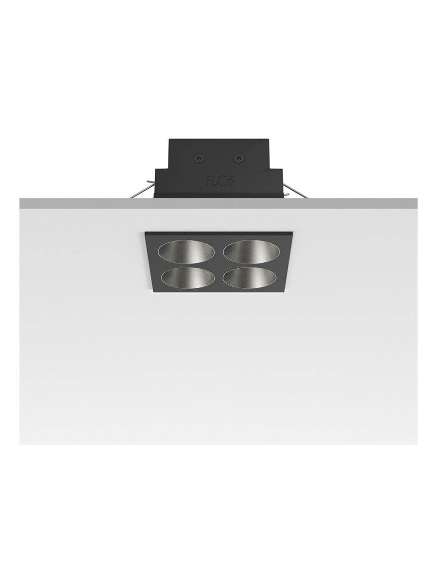 Flos Light Shadow Fixed Trim 4 Square LED DALI 10W 22° Recessed