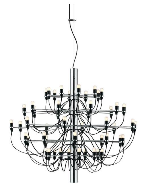 2097 / 50 Light Bulbs Suspension Chandelier for Indoor