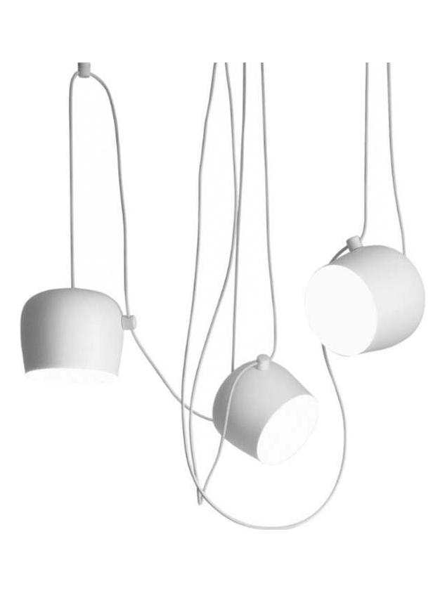 AIM x 3 LED Suspension Pendant Lamp White