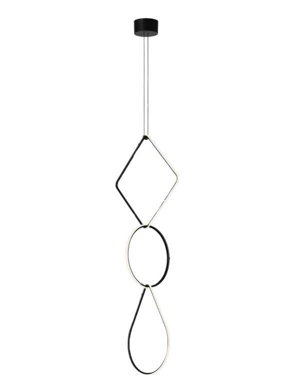 Arrangements LED Suspension kit big square round small and drop