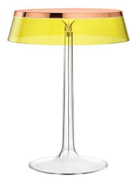 Bon Jour LED Table Lamp Dimmable Top Copper And Yellow Crown