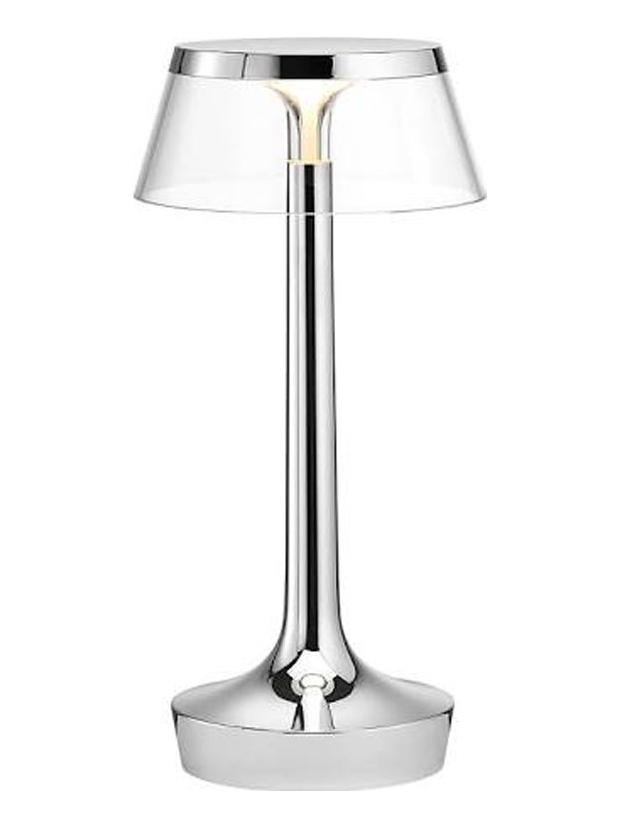 Bon Jour Unplugged Table Lamp - Chrome