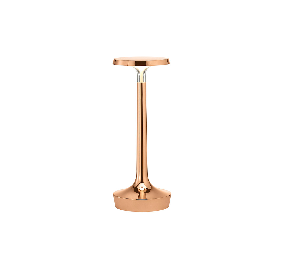 Bon Jour Unplugged Table Lamp - Copper Top