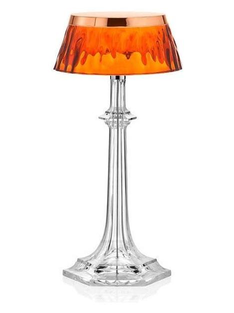 Bon Jour Versailles Small LED Table Lamp Copper Amber