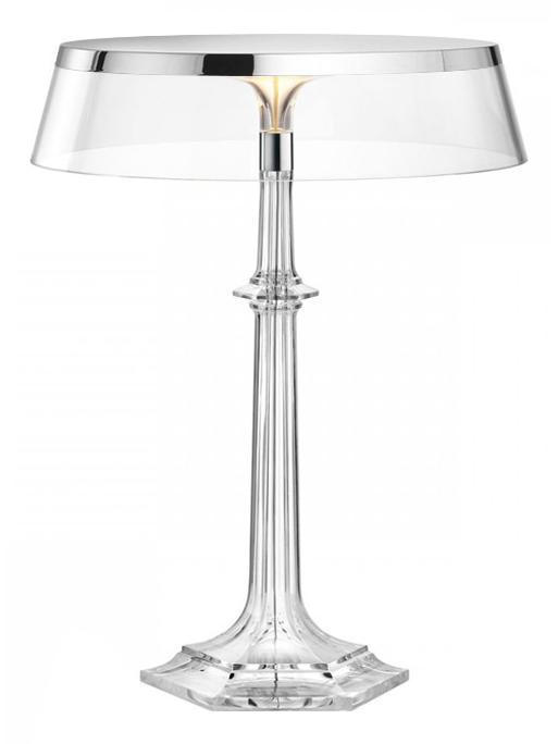 Bon Jour Versailles Table Lamp-Crome Top Transparent Crown