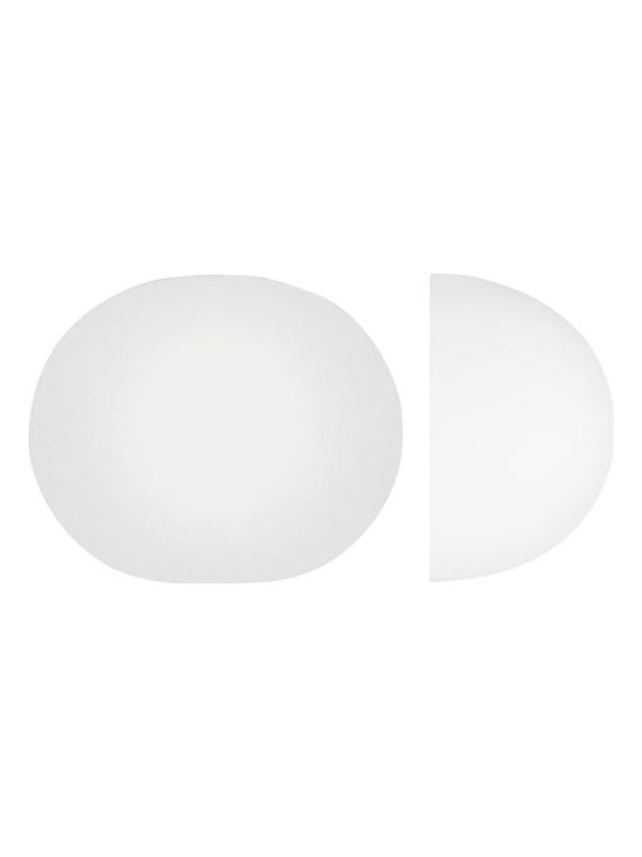 Glo-Ball W White Glass Wall Lamp