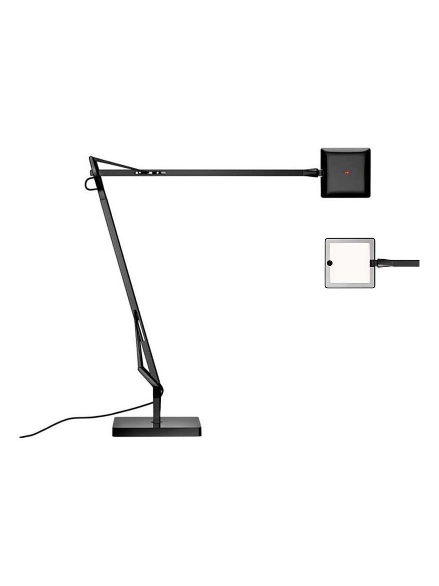 Kelvin EDGE Base LED Table Lamp Black dimmable