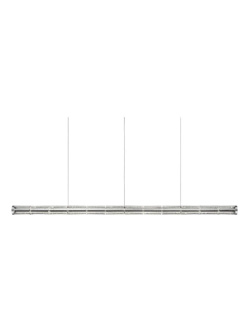 Luce Orizzontale S3 Suspension Lamp in Glass
