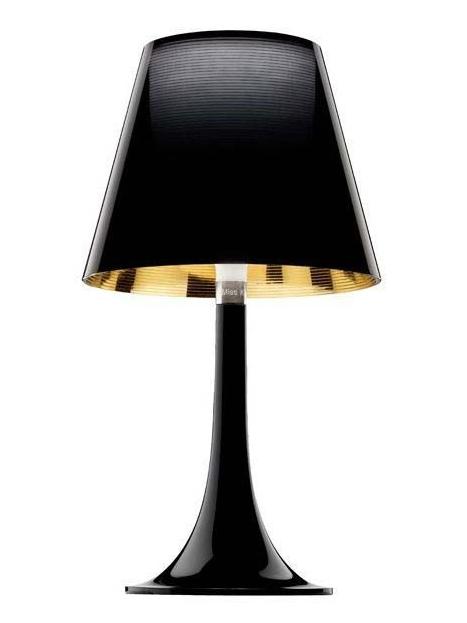 Miss K Table Lamp Aluminized Black F6255030