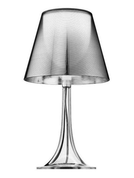 Miss K Table Lamp Aluminized Silver Design Philippe Starck
