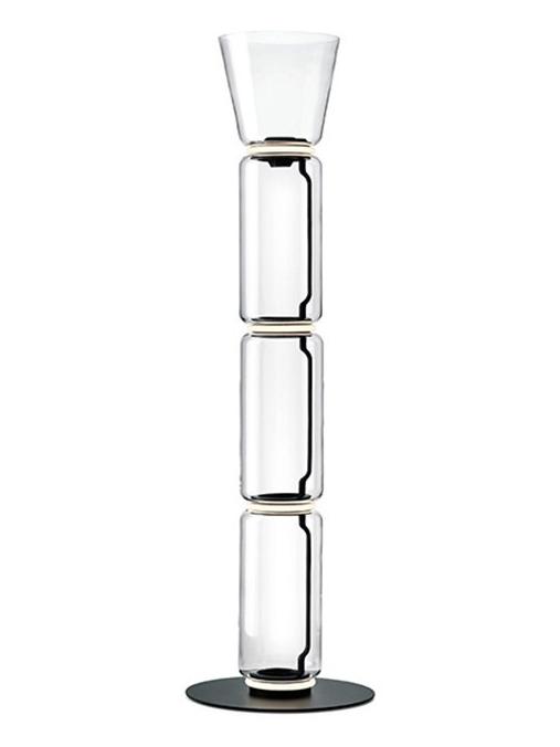 Noctambule Big Led Floor Lamp High in Blow Glass