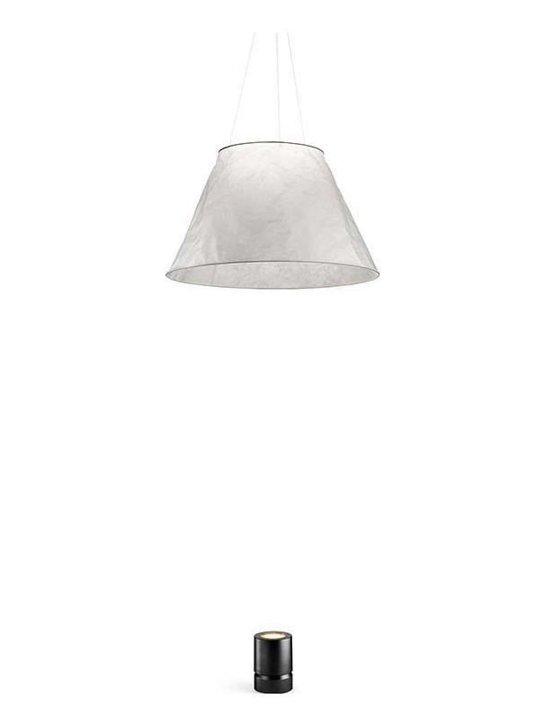 Shade Floor and suspension lamp in foldable paper