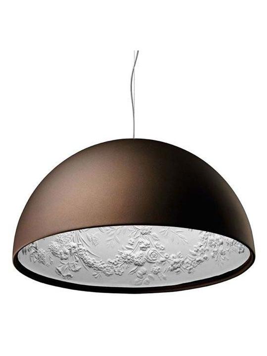 Skygarden 1 Suspension Lamp in Rusty Brown