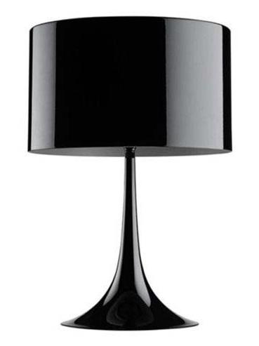 Spun Light T1 Table Lamp Shiny Black