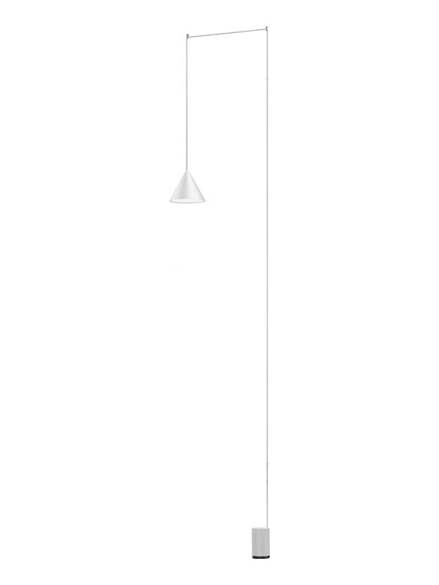 String Light Cone and floor switch white