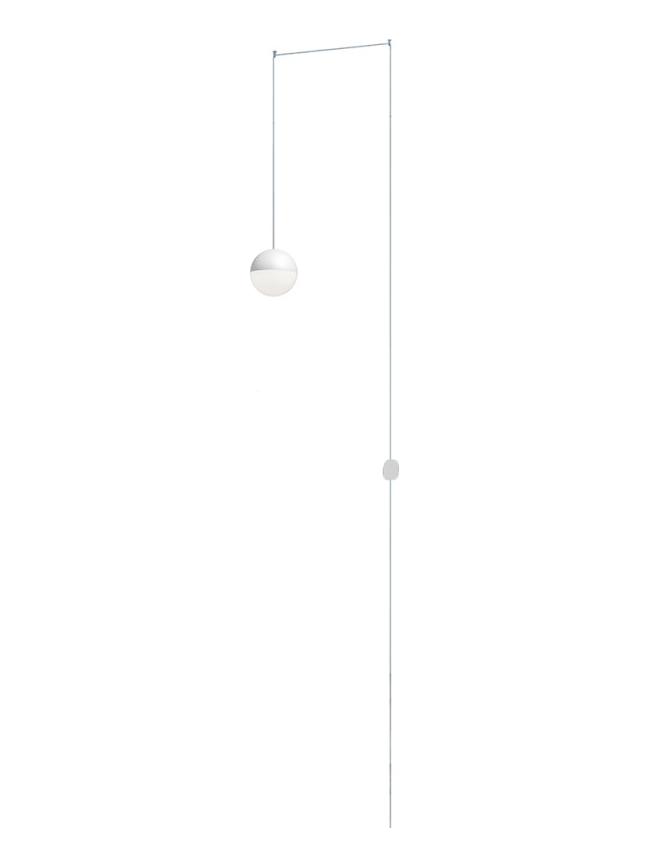 String Light Sphere and rose white