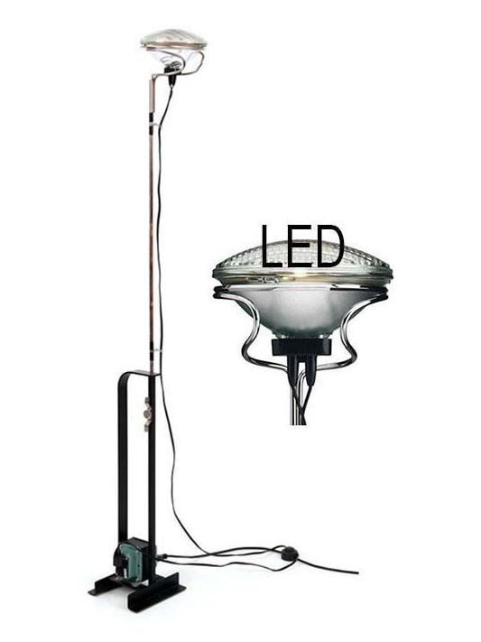 Toio LED Black Floor Lamp Dimmable