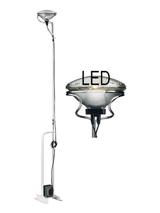 Toio LED White Floor Lamp Dimmable