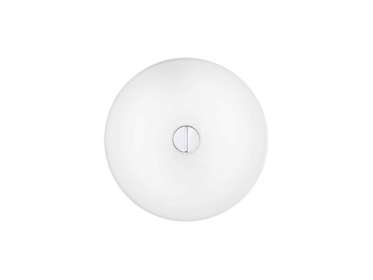White Button Wall Lamp