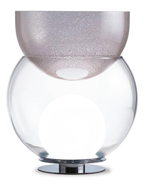 Fontana Arte Giova Vase Table Lamp in Blown Glass