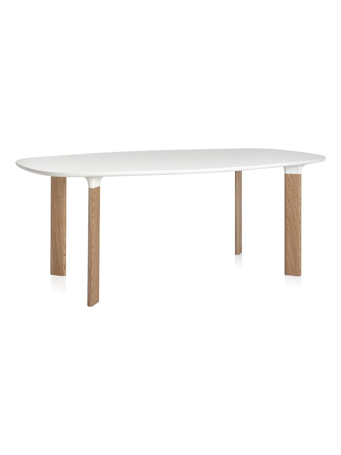 Analog JH63 Table - White / White / Oak
