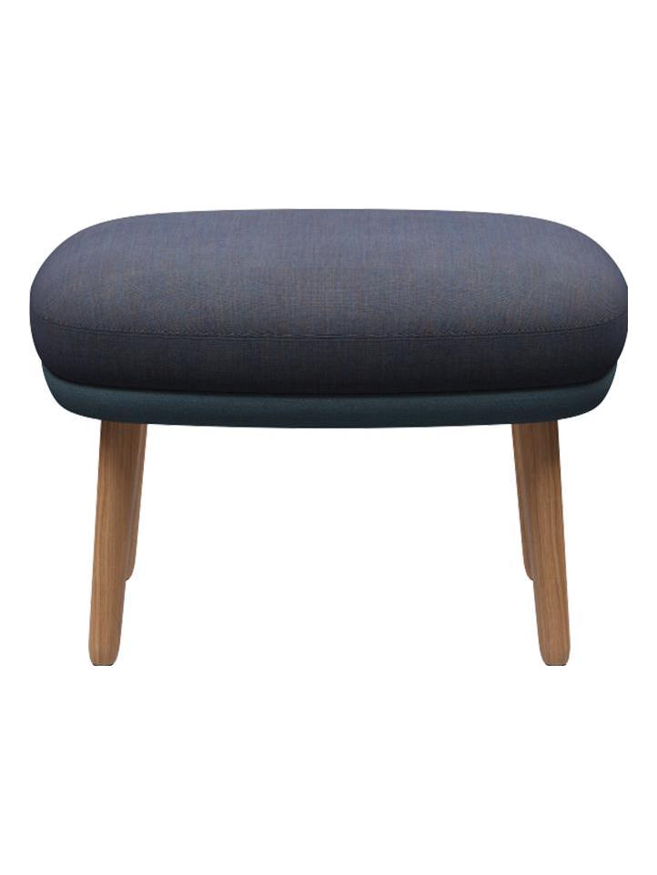 Ro Footstool - Mood 4102 / Canvas 734 / Oak