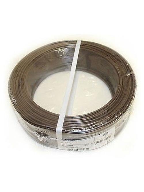 100M cable strap 2x0,50mmq brown color 220V
