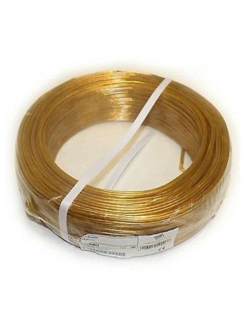 100M cable strap 2 x 0,50mmq gold color 220V