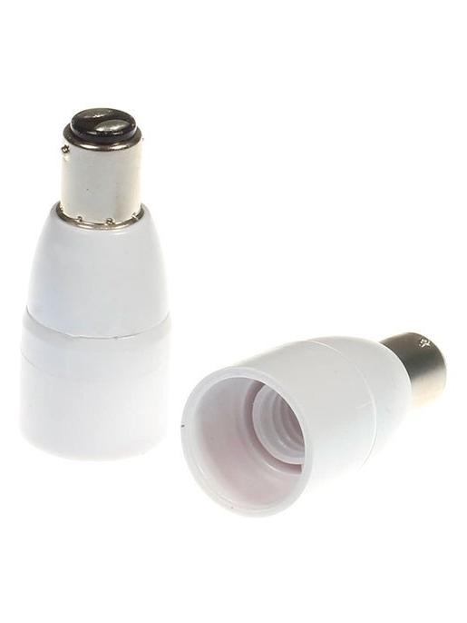 Adapter From BA15 /BA15d To E14 Extension Lampholder Converter