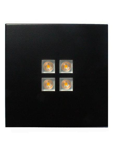 Ailis ZEN 1 LED 13W Square black recessed downlight or ceiling lamp