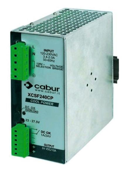 Cabur Power Supply Switching 1-phase 120-230 Vac 5A 48Vdc 240W