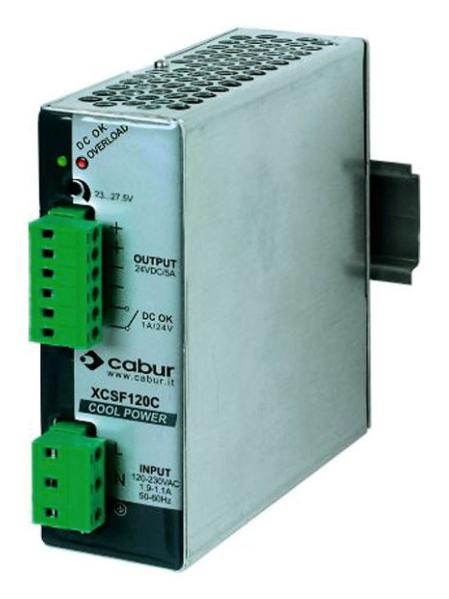 Cabur Power Supply Switching 1-phase 120-230 Vac 7A 12-15Vdc 120W