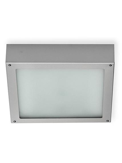 Martini Inoxa square Ceiling Lamp Grey For Outdoor