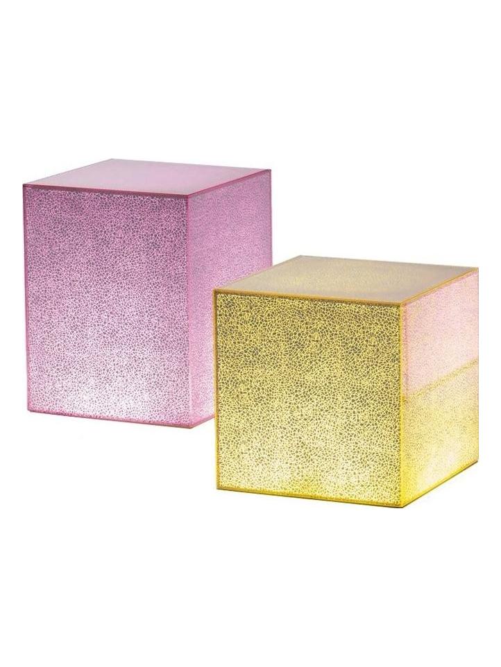 Crack Coffee Table With Dimmer Light