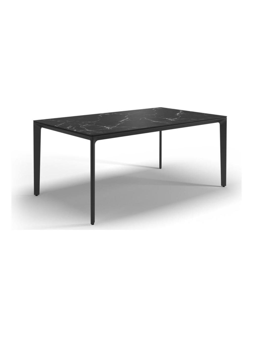 Carver Table L. 170 cm - Meteor/ Nero Ceramic 