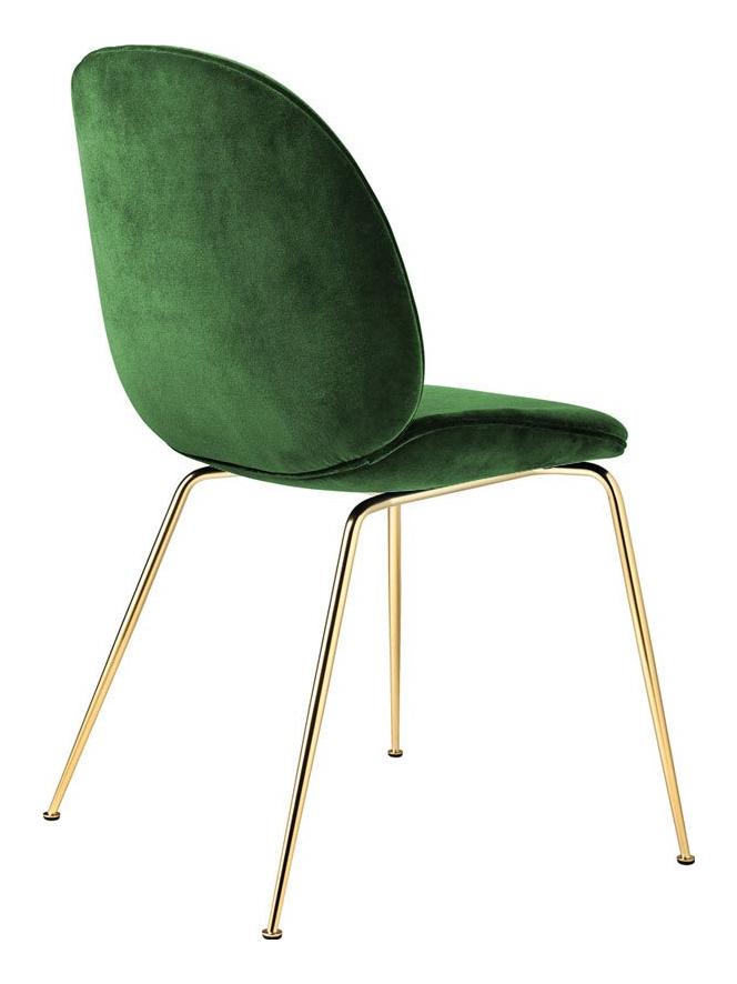 Beetle Dining Chair - Velvet Dusty Green 787